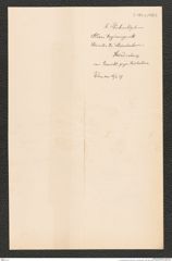 k.k. naturhistorisches Hofmuseum, Intendanzakten 1885-1896 (Hauer), Aktenzahl Z.184.e/1889, Seite 1